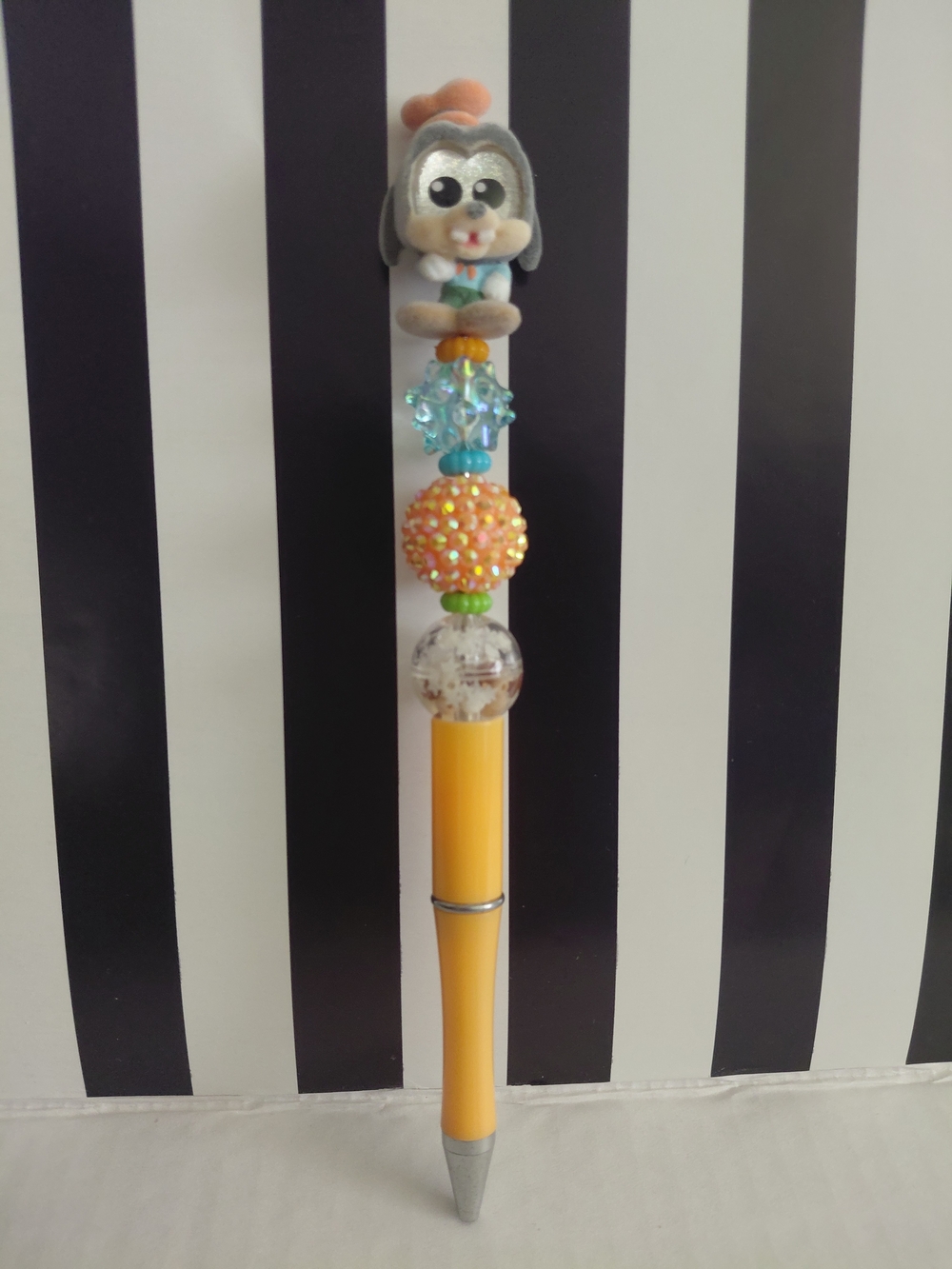 Goofy Character Beaded Pen